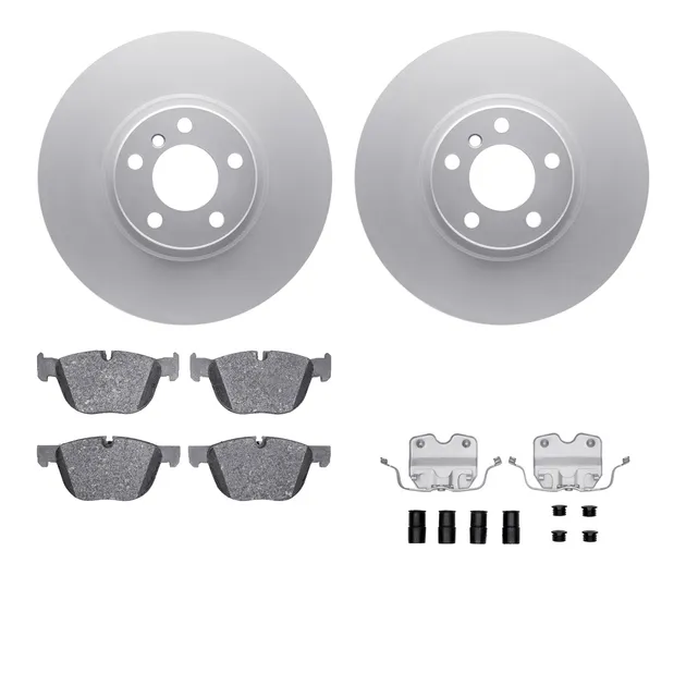 R1 Concepts WDUH1-31278 Carbon Series Brake Rotors W/ 5000 Oep Brake Pads & Hdw